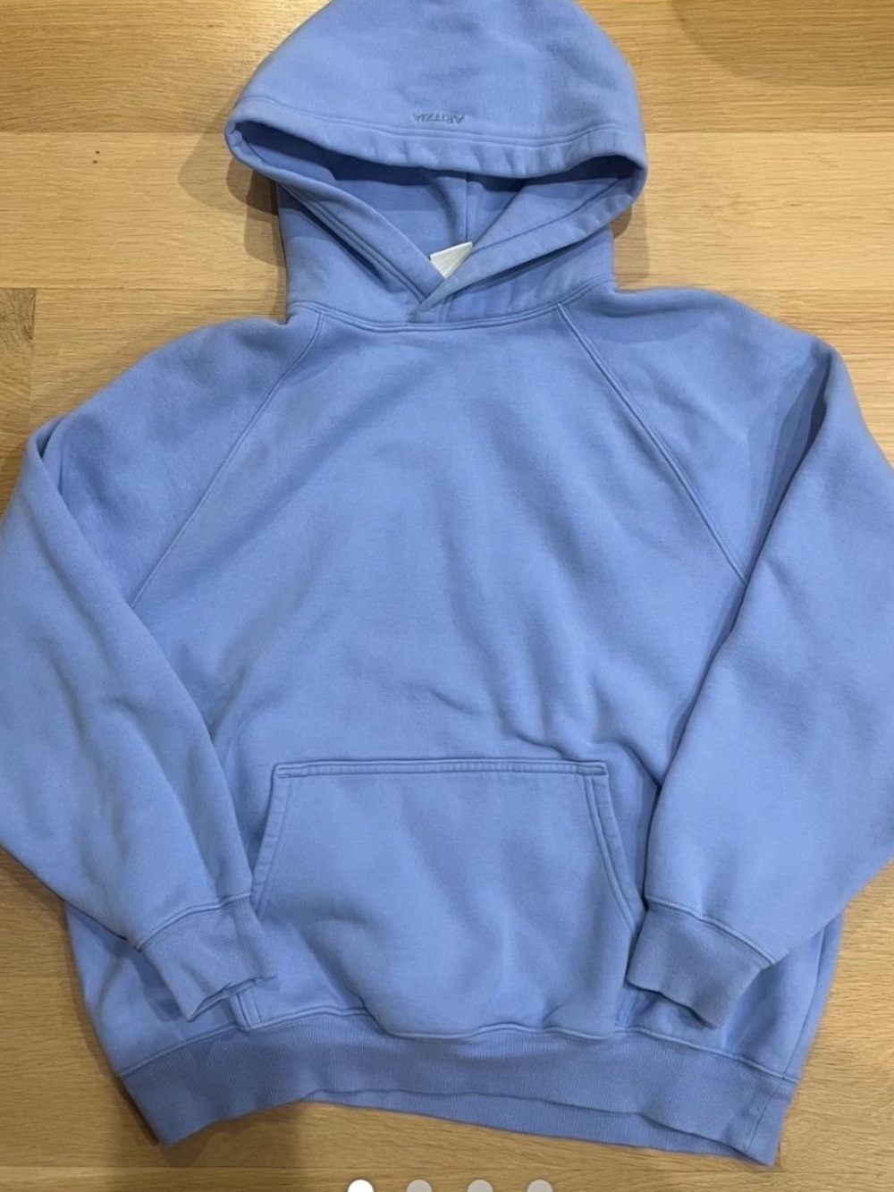 Aritzia dayflower blue hoodie
